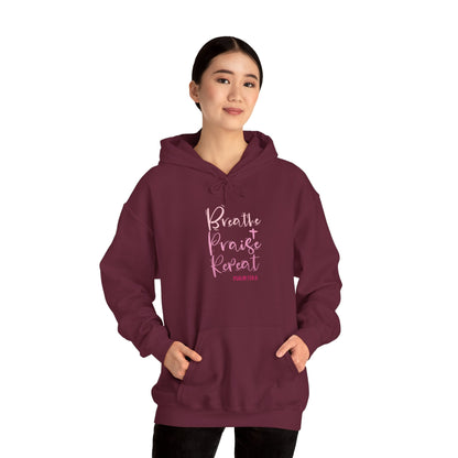 Psalm 150:6 Breathe, Praise, Repeat Hoodie