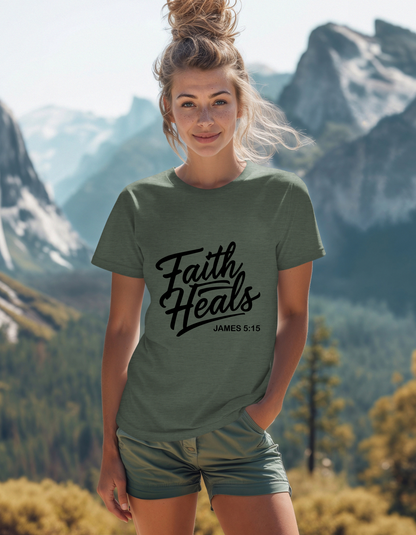 Faith Heals Women's Tee