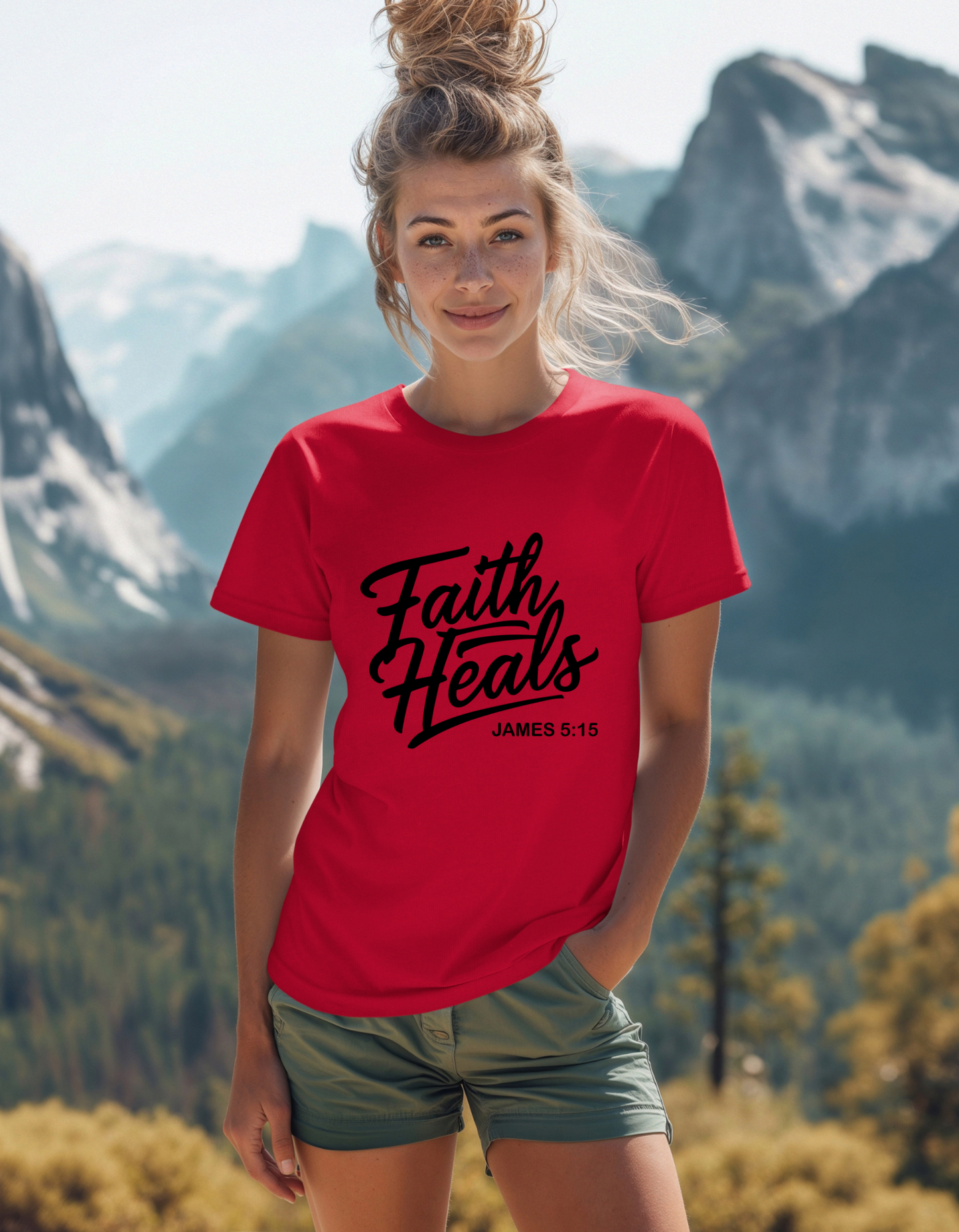 Faith Heals Women's Tee