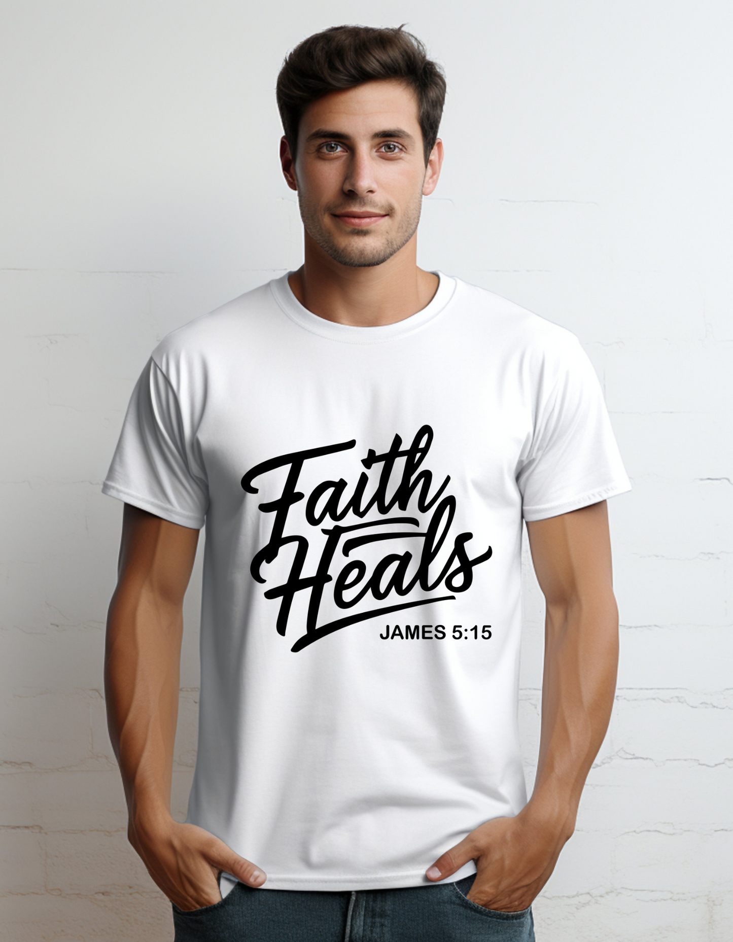 Faith Heals - Men's Tee