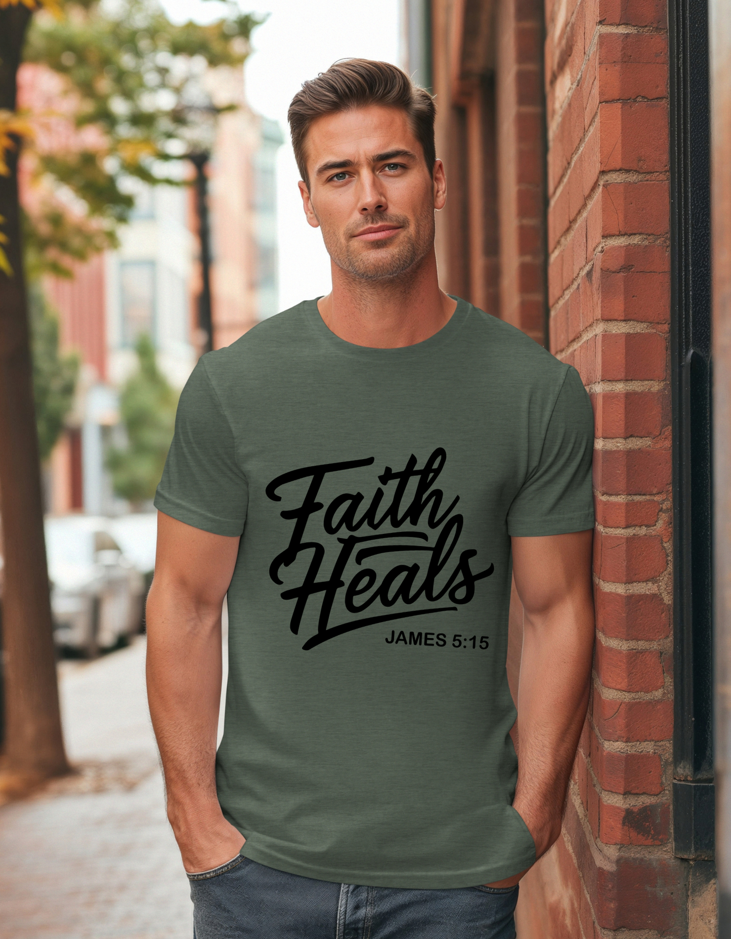 Faith Heals - Men's Tee