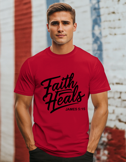 Faith Heals - Men's Tee