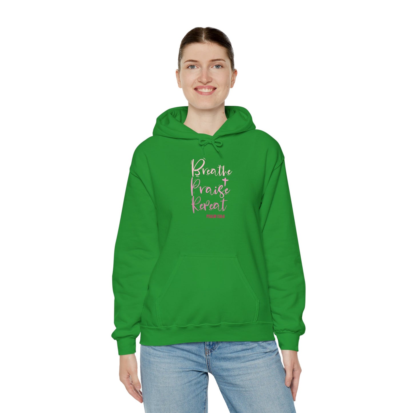 Psalm 150:6 Breathe, Praise, Repeat Hoodie